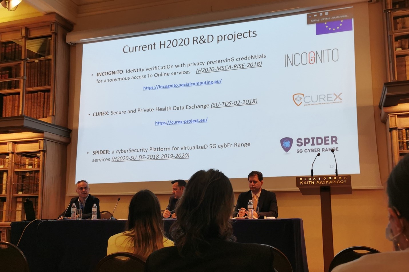 Prof. Christos Xenakis presenting SPIDER at Doctoral School on CSDP Research Methodology Course, organised by the European Security and Defence College (ESDC)